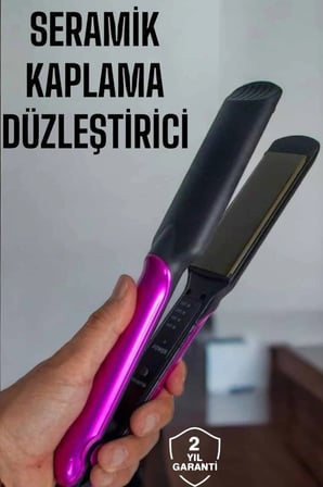 Seramik Kaplama Isı Ayarlı Yıpranma Karşıtı Saç Düzleştirici