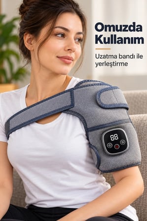 Isıtmalı Titreşimli Diz Masaj Aleti Dijital Ekranlı