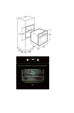 Teka Chef 5 Premium Siyah Ankastre Set (Atv 60 - Gbe 64002 - Hak 627 Bk)