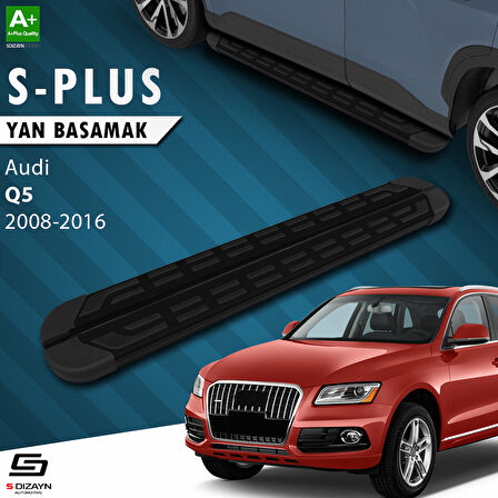 S-Dizayn Audi Q5 S-Plus Siyah Yan Basamak 183 Cm 2008-2016 A+ Kalite