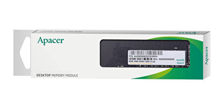 Apacer 8 GB (1x8GB) 3200Mhz CL22 DDR4 Ram (AU08GGB32CSYBGH)