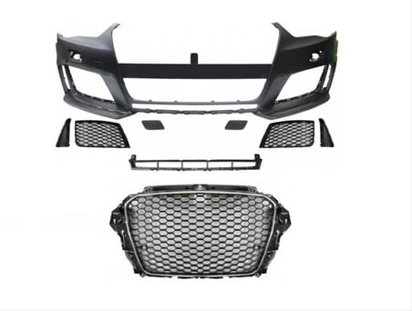 A3 SEDAN 2013-2016 IÇIN UYUMLU RS3 ÖN TAMPON SETI (SEDAN) - SIS YUVASIZ MODEL