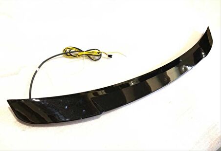 A3 2013-2019 SEDAN IÇIN UYUMLU LED SPOILER  PIANO BLACK (PARLAK SIYAH)