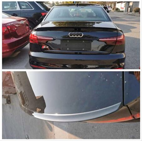 A4 2019+ IÇIN UYUMLU S4 SPOILER - PIANO BLACK (PARLAK SIYAH)