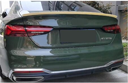 A5 2017-2023 SPORTBACK IÇIN UYUMLU SPOILER - PIANO BLACK (PARLAK SIYAH)