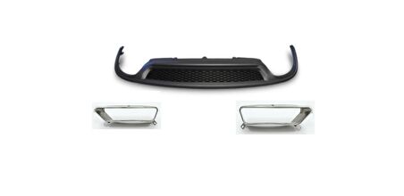 A6 2012-2014 IÇIN UYUMLU 2015+ FACELIFT DIFÜZÖR ( PIANO BLACK)