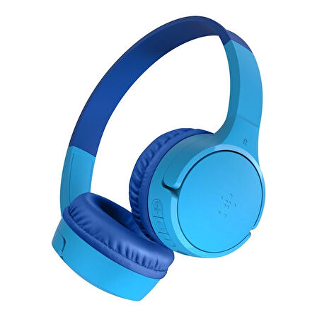 Belkin AUD002 SoundForm Mini Kablosuz Kafaüstü Çocuk Kulaklık-Mavi