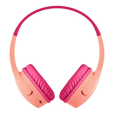 Belkin AUD002 SoundForm Mini Kablosuz Kafaüstü Çocuk Kulaklık-Pembe