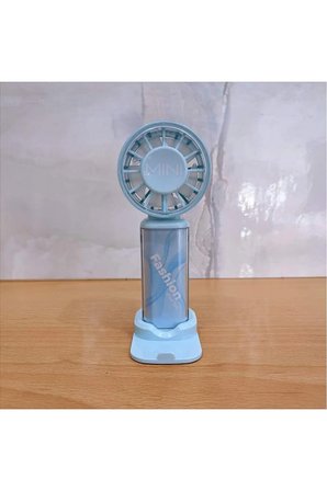 Fashion Mini Şarjlı El Fanı Masaüstü Telefon Standlı Serinletici Vantilatör Soğutucu Fan