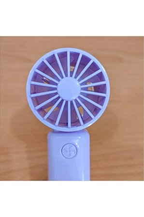 Fashion Mini Şarjlı El Fanı Masaüstü Telefon Standlı Serinletici Vantilatör Soğutucu Fan