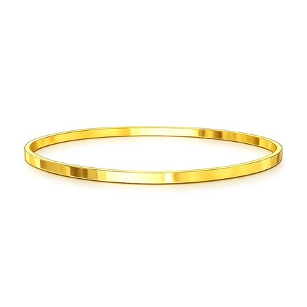 Aurex 25 Gram 58mm 22 Ayar Kibrit Çöpü Bilezik | 25 gr Yatırımlık Altın Bilezik