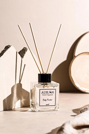 Baby Powder - Bebek Pudrası Kare Bambu Çubuklu Oda Kokusu 100ml