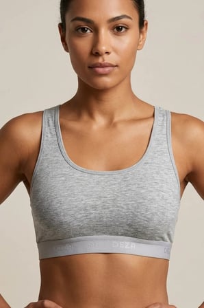 Kalın Askılı Çıkarılabilir Pedli Pamuk Büstiyer Bralet Toparlayıcı Sporcu Atleti Crop Top