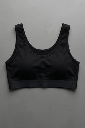 Kalın Askılı Çıkarılabilir Pedli Pamuk Büstiyer Bralet Toparlayıcı Sporcu Atleti Crop Top