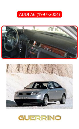 AUDI A6 (1997-2004)TORPİDO KORUMA HALISI KIRMIZI KENAR
