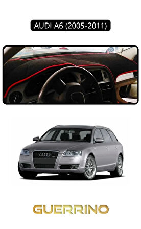 AUDI A6 (2005-2011) TORPİDO KORUMA HALISI SİYAH KENAR