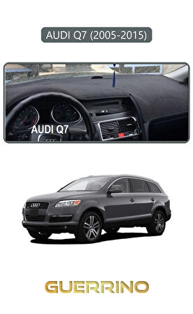 AUDI Q7 (2005-2015)TORPİDO KORUMA HALISI GRİ KENAR