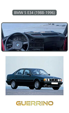 BMW 5 E34 1988-1996TORPİDO KORUMA HALISI GRİ KENAR