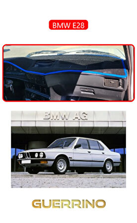 BMW E28TORPİDO KORUMA HALISI KIRMIZI KENAR