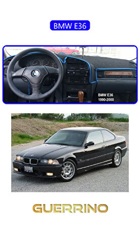 BMW E36TORPİDO KORUMA HALISI KIRMIZI KENAR