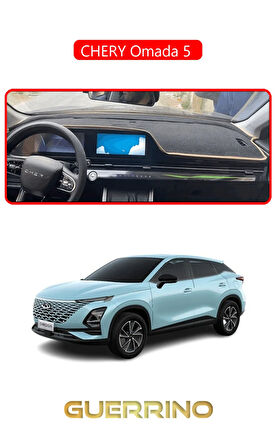 Chery Omada 5 TORPİDO KORUMA HALISI KIRMIZI KENAR