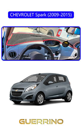 CHEVROLET Spark (2009-2015), Ravon R2,TORPİDO KORUMA HALISI MAVİ KENAR