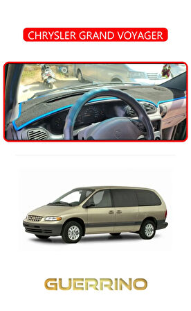 CHRYSLER GRAND VOYAGER 2002-2006TORPİDO KORUMA HALISI KIRMIZI KENAR