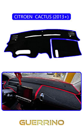 CITROEN  CACTUS 2013+TORPİDO KORUMA HALISI MAVİ KENAR