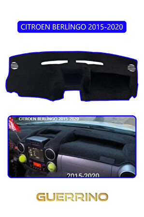 CITROEN BERLİNGO 2008-2017TORPİDO KORUMA HALISI MAVİ KENAR