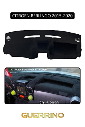 CITROEN BERLİNGO 2015-2020TORPİDO KORUMA HALISI SİYAH KENAR