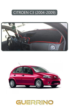 CITROEN C3 2004-2009TORPİDO KORUMA HALISI GRİ KENAR