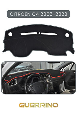 CITROEN C4 2005-2020TORPİDO KORUMA HALISI GRİ KENAR