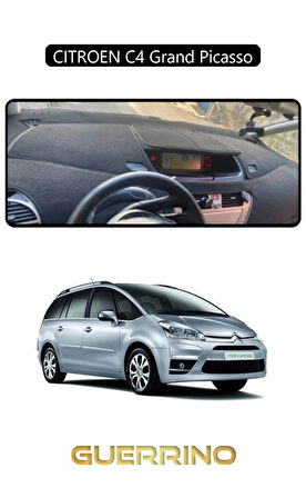 CITROEN C4 grand picassoTORPİDO KORUMA HALISI SİYAH KENAR