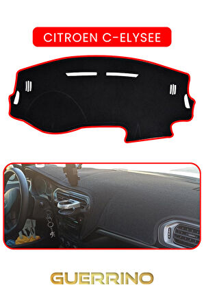 CITROEN C-ELYSEE - PEUGEOT 301 UZUNTORPİDO KORUMA HALISI KIRMIZI KENAR