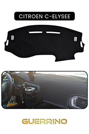 CITROEN C-ELYSEE - PEUGEOT 301 UZUNTORPİDO KORUMA HALISI SİYAH KENAR