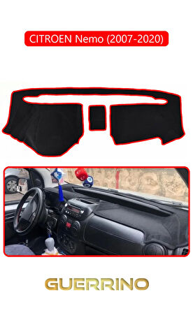 CITROEN Nemo (2007-2020)TORPİDO KORUMA HALISI KIRMIZI KENAR