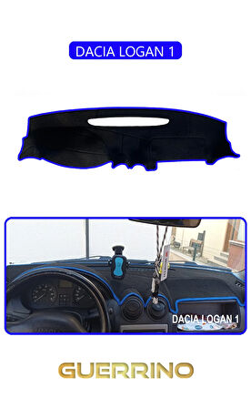 DACIA LOGAN 1TORPİDO KORUMA HALISI MAVİ KENAR