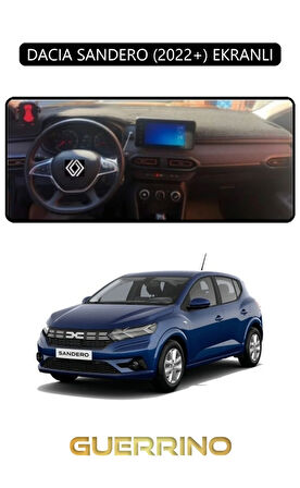 DACIA SANDERO 2022+ EKRANLITORPİDO KORUMA HALISI SİYAH KENAR