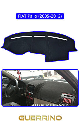 FIAT Palio 2005-2012 Modellerine UygunTORPİDO KORUMA HALISI MAVİ KENAR