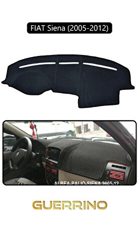 FIAT Siena 2005-2012 Modellerine UygunTORPİDO KORUMA HALISI SİYAH KENAR