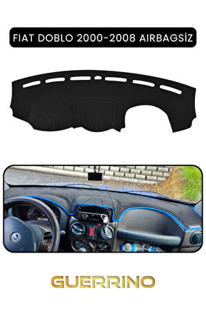 FIAT Doblo 2000-2008 Modellerine Uygun aırbagsızTORPİDO KORUMA HALISI SİYAH KENAR