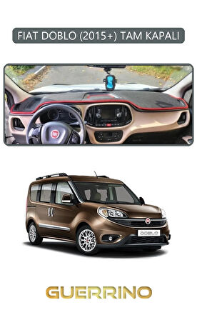 FIAT DOBLO 2015+ TAM KAPALITORPİDO KORUMA HALISI GRİ KENAR