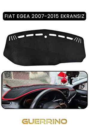 FIAT Egea 2007-2021 Modellerine Uygun EKRANSIZ TORPİDO KORUMA HALISI SİYAH KENAR