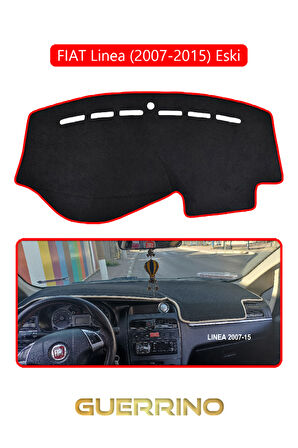FIAT Linea  2007-2015 Modellerine Uygun ESKİTORPİDO KORUMA HALISI KIRMIZI KENAR