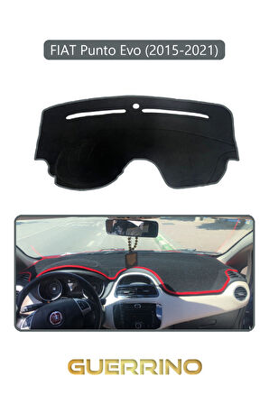 FIAT Punto Evo 2015-2021 Modellerine UygunTORPİDO KORUMA HALISI GRİ KENAR