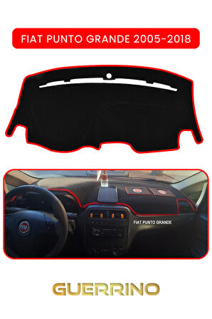 FIAT Punto grande 2005-2018 Modellerine UygunTORPİDO KORUMA HALISI KIRMIZI KENAR