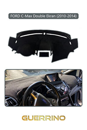 FORD C-Max double ekran (2010-2014)TORPİDO KORUMA HALISI GRİ KENAR