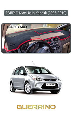 FORD C-Max uzun kapaklı (2003-2010)TORPİDO KORUMA HALISI GRİ KENAR