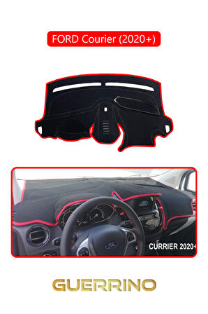FORD Courier 2020 +TORPİDO KORUMA HALISI KIRMIZI KENAR