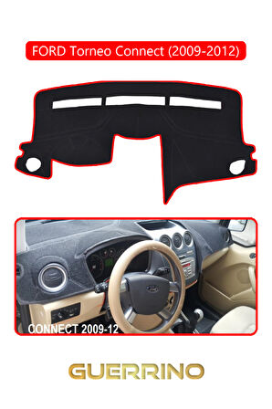 FORD Torneo Connect (2009-2012)TORPİDO KORUMA HALISI KIRMIZI KENAR